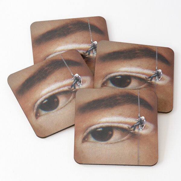 Item preview, Giant Eye Painting Digital Collage Print designed and sold by Julia Sol.