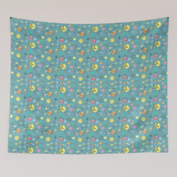 Item preview, Cute Summer Doodle Pattern - Playful Beach Vacation Design designed and sold by Rangmanch.