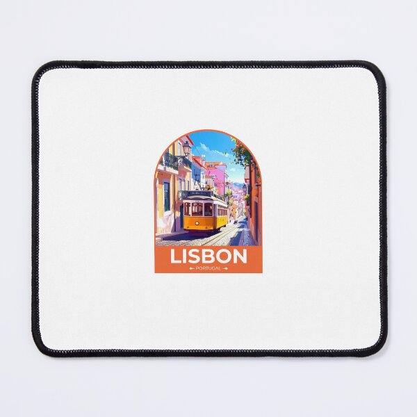 Item preview, Lisbon Portugal Travel Sticker designed and sold by TulipaGraphics.