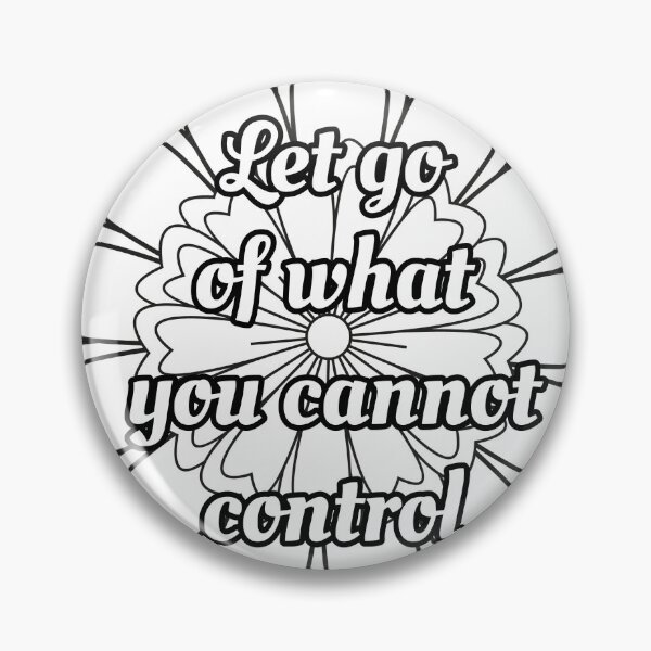 Item preview, Mandala Coloring Page - Let Go of What You Cannot Control - Zen Printable designed and sold by BreathAndColor.