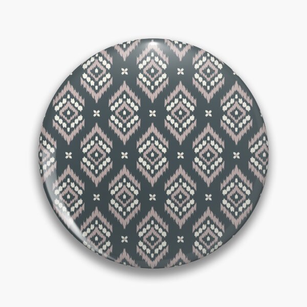 Item preview, Boho Hand Drawn Ikat Tribal Abstract Geometric In Cream And Dusty Pink designed and sold by EliveraDesigns.