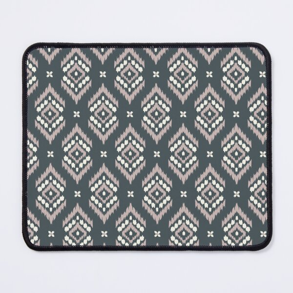 Item preview, Boho Hand Drawn Ikat Tribal Abstract Geometric In Cream And Dusty Pink designed and sold by EliveraDesigns.