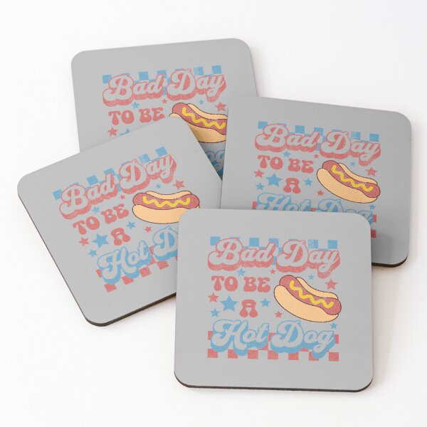 Item preview, Bad Day to Be A Hot Dog Funny BBQ Grilling 4th of July designed and sold by ArleneRowe.
