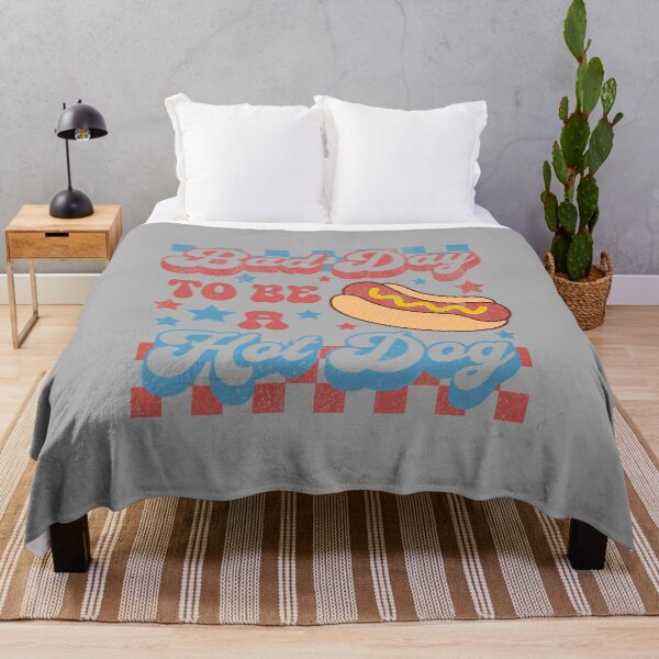 Item preview, Bad Day to Be A Hot Dog Funny BBQ Grilling 4th of July designed and sold by ArleneRowe.