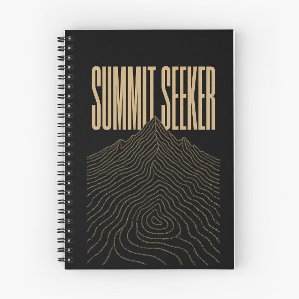 Item preview, Summit Seeker - Gorpcore Topographic Hiking Typography Tee Sticker Mountain Hiker Gift designed and sold by sharifex.