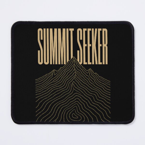 Item preview, Summit Seeker - Gorpcore Topographic Hiking Typography Tee Sticker Mountain Hiker Gift designed and sold by sharifex.