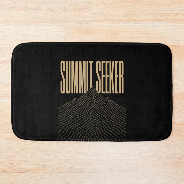 Item preview, Summit Seeker - Gorpcore Topographic Hiking Typography Tee Sticker Mountain Hiker Gift designed and sold by sharifex.
