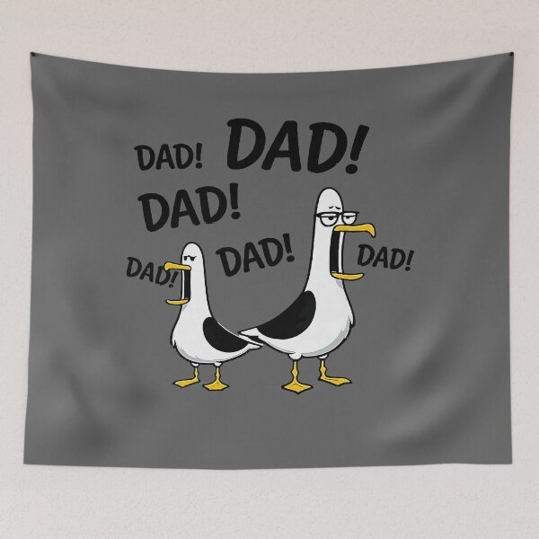 Item preview, Dad Seagull Funny Dad Seagulls Fathers Day Humor Parenting designed and sold by KristineLi.