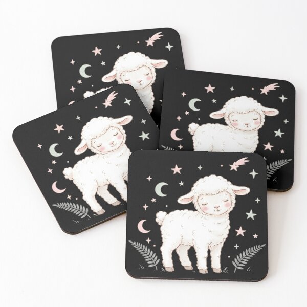 Item preview, Sleepy Baby Lamb in Starlight designed and sold by PastelNightfall.