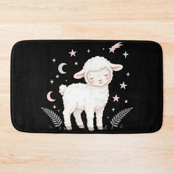 Item preview, Sleepy Baby Lamb in Starlight designed and sold by PastelNightfall.