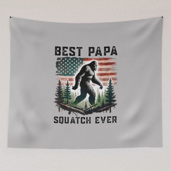 Item preview, Best Papa Squatch Ever Bigfoot Sasquatch daddy Dad Fathers Day designed and sold by FrankIsabel.