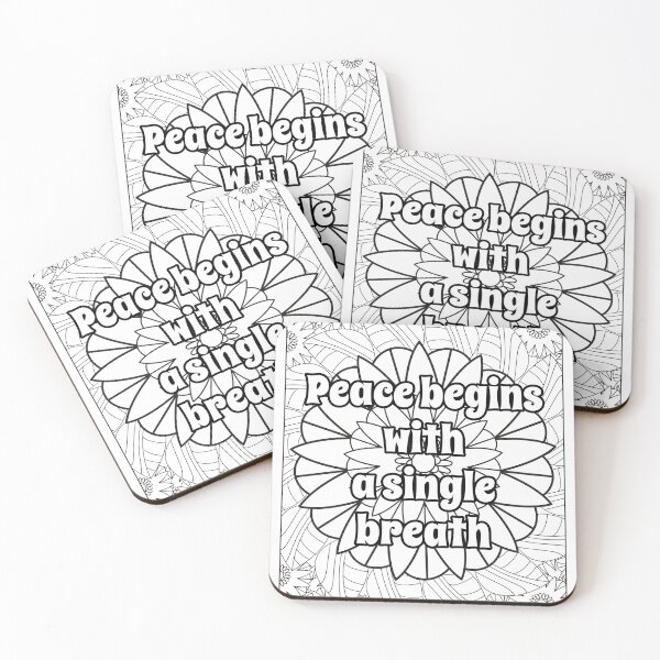 Item preview, Mandala Coloring Page - Stillness Is Where Creativity Flows - Creative Printable designed and sold by BreathAndColor.