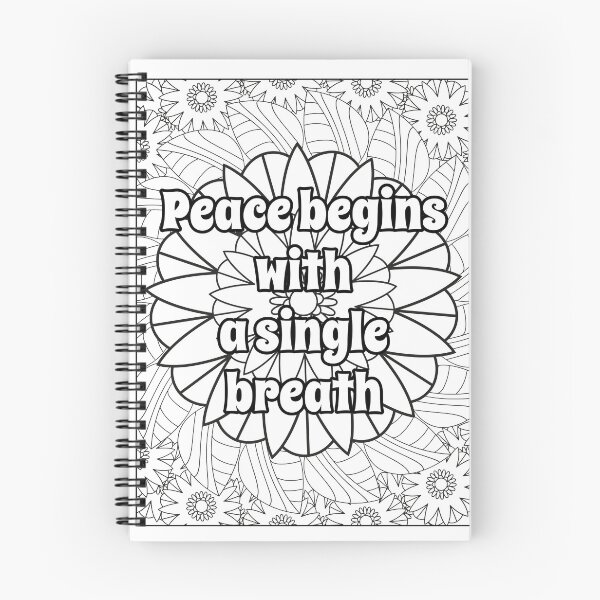 Item preview, Mandala Coloring Page - Stillness Is Where Creativity Flows - Creative Printable designed and sold by BreathAndColor.