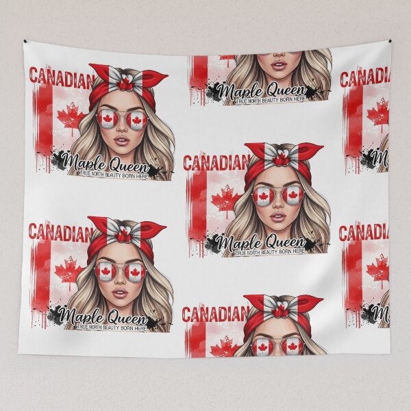 Item preview, Maple Queen Canadian True North Beauty Sunglasses Retro designed and sold by BeatyinChaos.