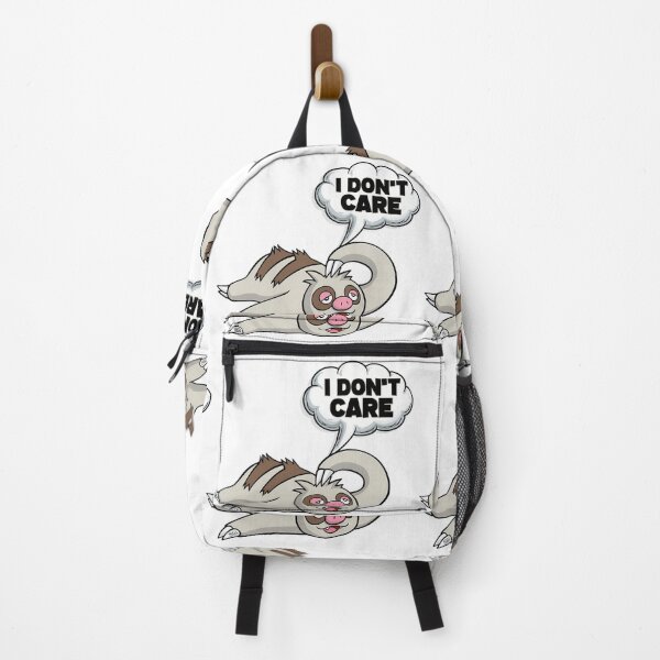 Item preview, Funny Sloth I Don't Care Cartoon Sarcastic Quote Illustration designed and sold by DesignArtist.ia.