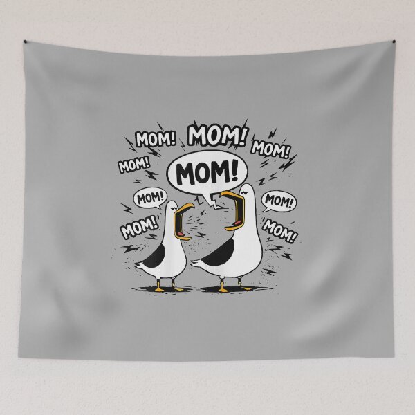 Item preview, Mom Seagull Funny Mama Mother Seagulls Mothers Day Humor T-Shirt designed and sold by ArleneRowe.