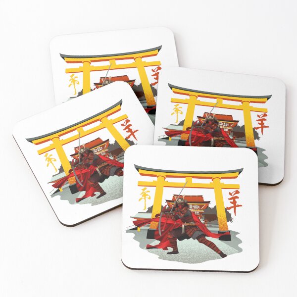 Item preview, Crimson Shadow Samurai. designed and sold by HorrorInkStudio.