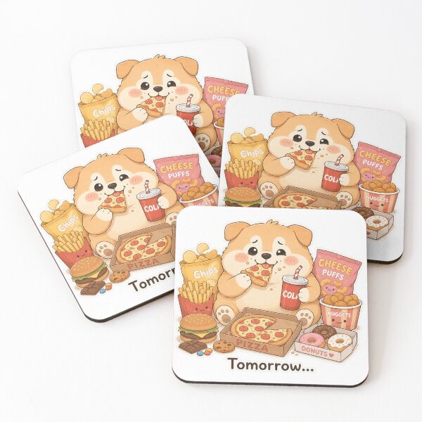 Item preview, Cute Dog Diet Starts Tomorrow Funny Mood designed and sold by Sadia  Jannat.