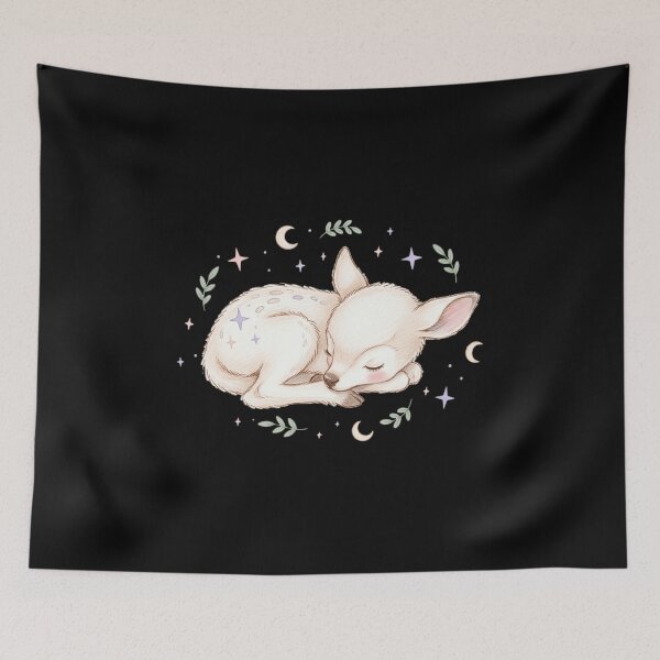Item preview, Dreaming Woodland Fawn designed and sold by PastelNightfall.