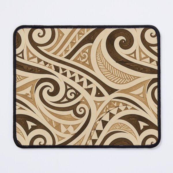 Item preview, New Zealand Māori Paua Pattern Koru Design 897 designed and sold by GrinGalore.