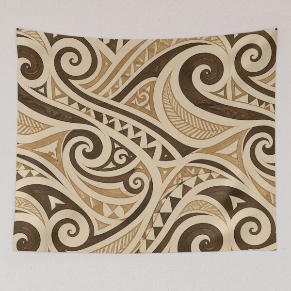 Item preview, New Zealand Māori Paua Pattern Koru Design 897 designed and sold by GrinGalore.