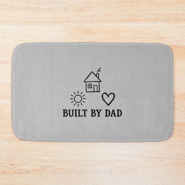 Item preview, Built by Dad Minimal Design – Clean Father Typography designed and sold by FrankIsabel.