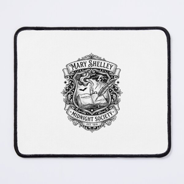 Item preview, Mary Shelley Midnight Society Frankenstein Dark Gothic Crest designed and sold by Fenay Designs.