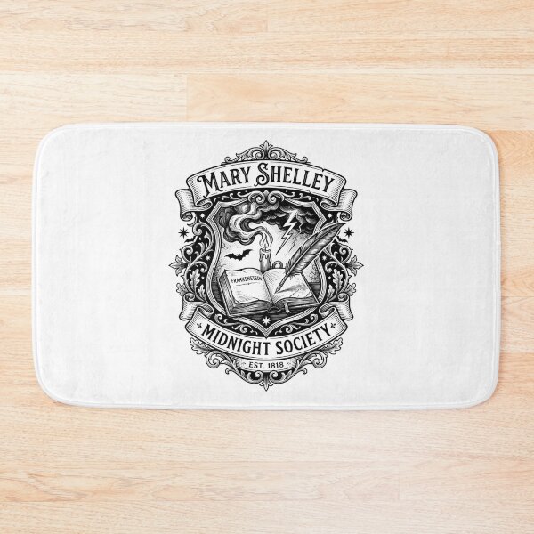 Item preview, Mary Shelley Midnight Society Frankenstein Dark Gothic Crest designed and sold by Fenay Designs.