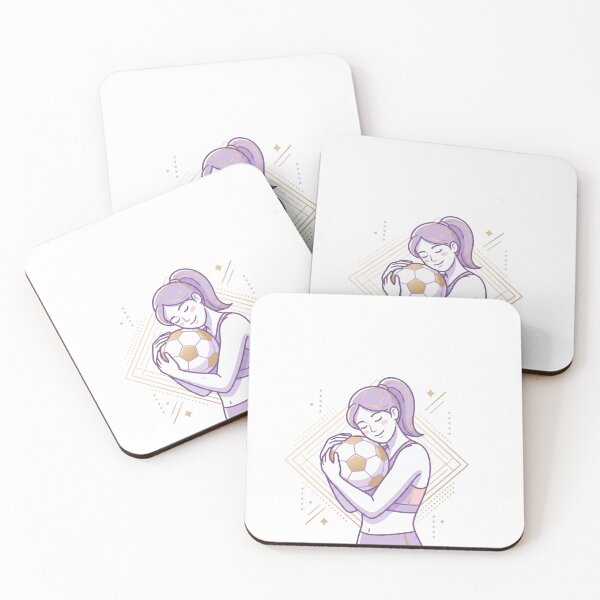Item preview, Emotional Soccer Girl Love for Football designed and sold by Pulpa-grafica.