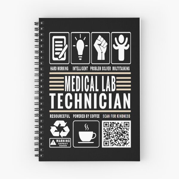Item preview,  Funny Medical Lab Technician Job Description Icons QR Code designed and sold by MerchMaxxing.