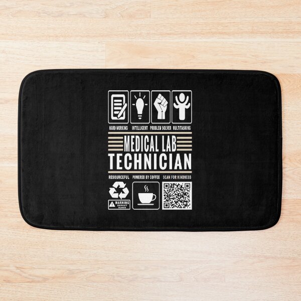 Item preview,  Funny Medical Lab Technician Job Description Icons QR Code designed and sold by MerchMaxxing.