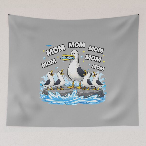 Item preview, Mom Seagull Funny Mama Seagulls Mothers Day Humor T-Shirt designed and sold by ArleneRowe.
