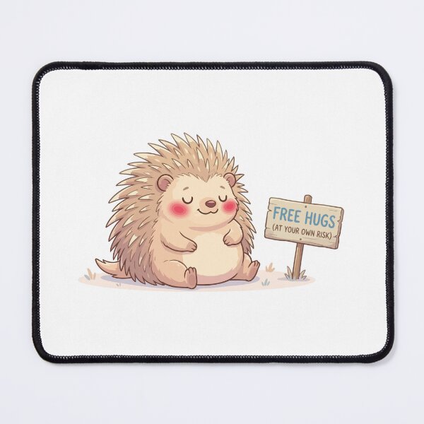 Item preview, The Ouch Potato Funny Cute Porcupine Free Hugs designed and sold by Petzzz.