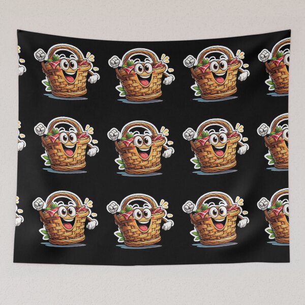 Item preview, Basket Weaving - cheerful and smiling designed and sold by DamioPolArt.