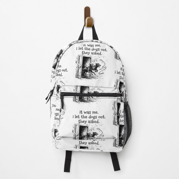 Item preview, It was Me I Let The Dogs Out They Asked Funny Dog Quote  designed and sold by gear-posters.