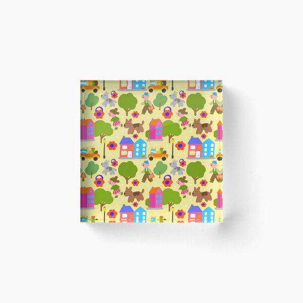 Item preview, Miniature City Adventures Seamless  designed and sold by KJackArtwork.