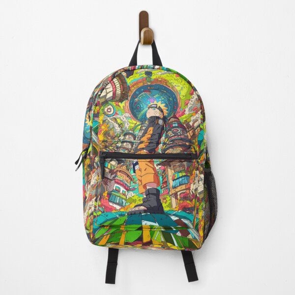 Item preview, Orange Ninja Hero Inspired Anime Cityscape – Vibrant Shonen Aesthetic Art designed and sold by Dyan4.