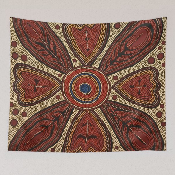 Item preview, Aboriginal Inspired Dot Art - Abstract Tribal Pattern designed and sold by GrinGalore.