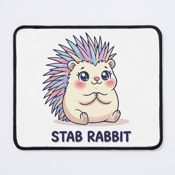 Item preview, Stab Rabbit Funny Introvert Porcupine Meme designed and sold by Petzzz.