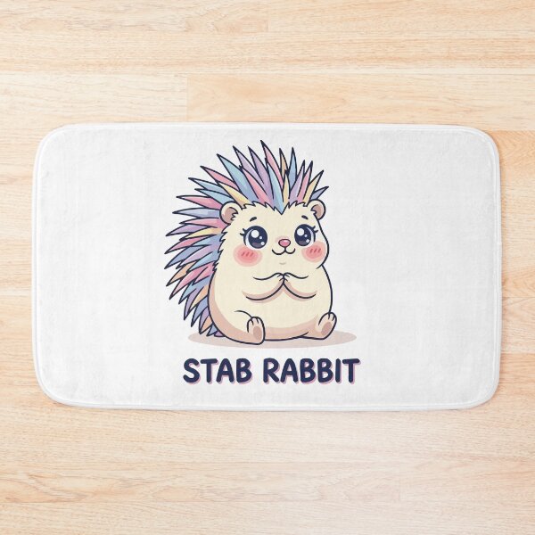 Item preview, Stab Rabbit Funny Introvert Porcupine Meme designed and sold by Petzzz.