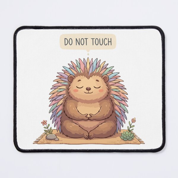 Item preview, Do Not Touch Introvert Mascot Cute Porcupine designed and sold by Petzzz.