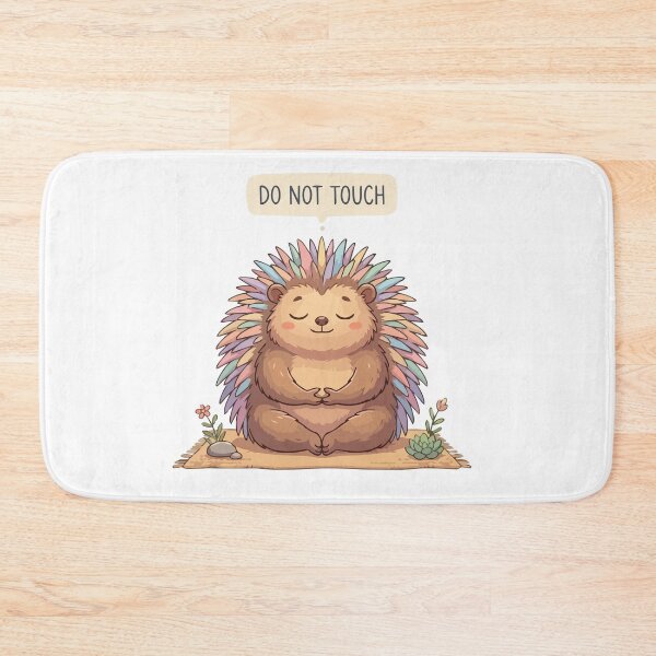 Item preview, Do Not Touch Introvert Mascot Cute Porcupine designed and sold by Petzzz.