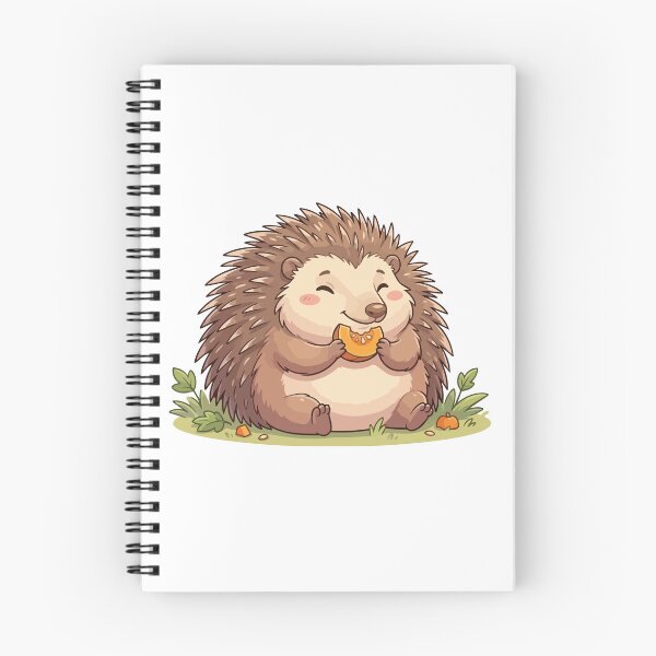 Item preview, Cute Ouch Potato Porcupine Eating Pumpkin designed and sold by Petzzz.