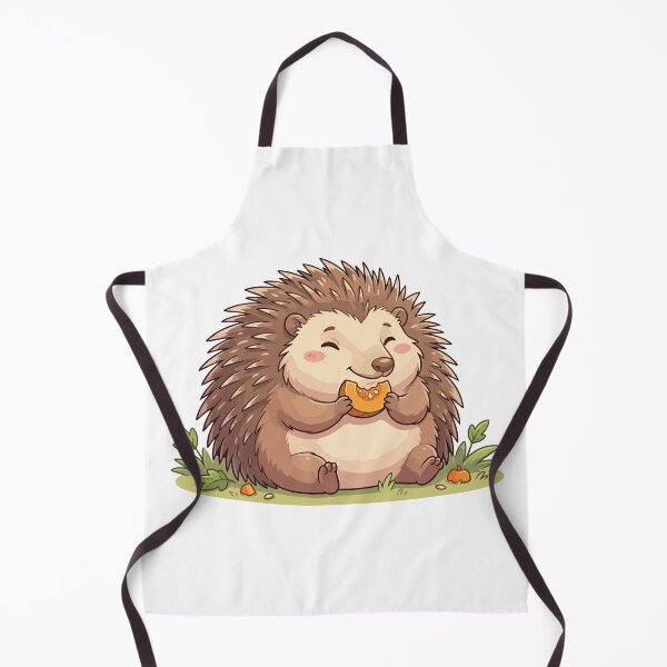 Item preview, Cute Ouch Potato Porcupine Eating Pumpkin designed and sold by Petzzz.