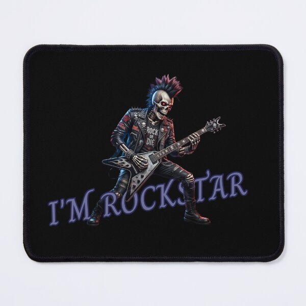 Item preview, Rockstar - Punk Rock Skeleton Guitarist ArtRockstar Skeleton designed and sold by thazinart.