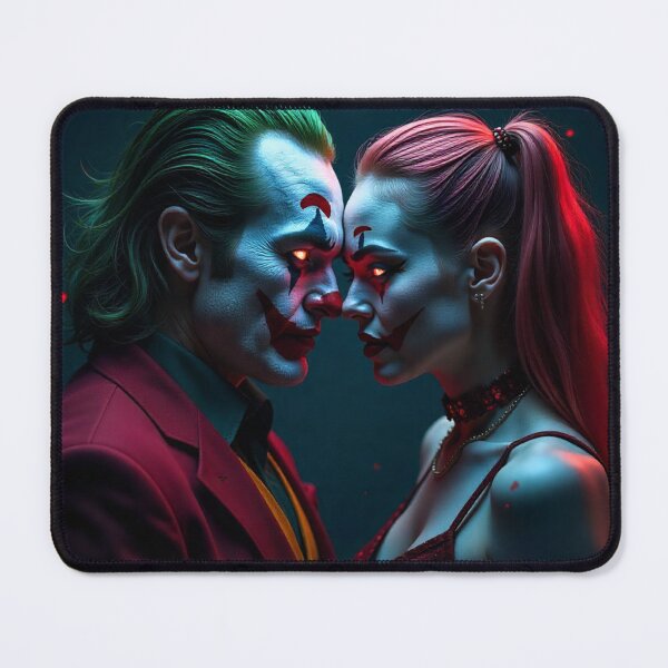 Item preview, Neon Joker and Harley Quinn Design designed and sold by JanjjaSoulInk.