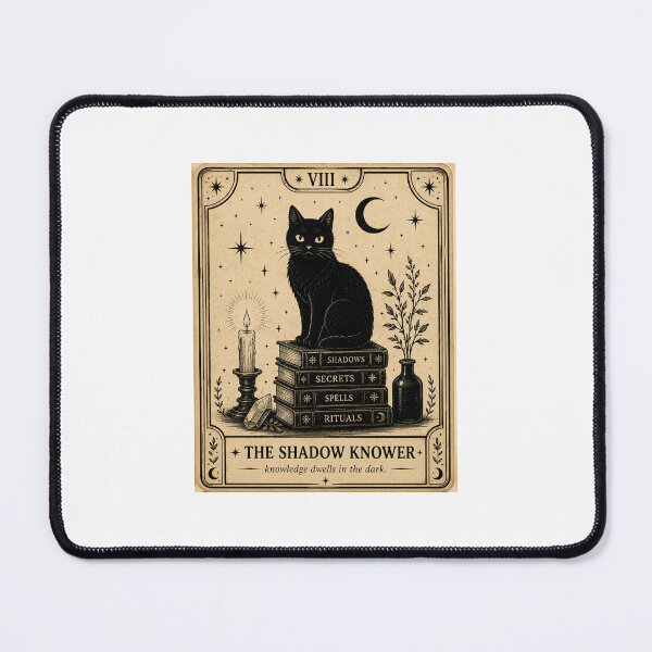 Item preview, The Shadow Knower Black Cat Tarot designed and sold by LovelyCatGalaxy.