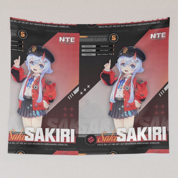 Item preview, Sakiri Neverness to Everness (NTE) designed and sold by AnimeHentaiArt.
