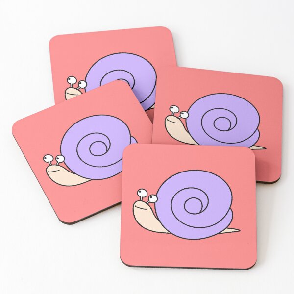 Item preview, Cute Purple Snail Cartoon - Whimsical Garden Animal Illustration designed and sold by ubborn.
