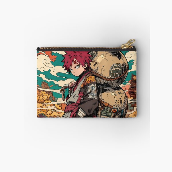 Item preview, Gaara Desert Guardian Anime Wallpaper | Retro Manga Sand Shinobi Aesthetic Art Print designed and sold by Dyan4.